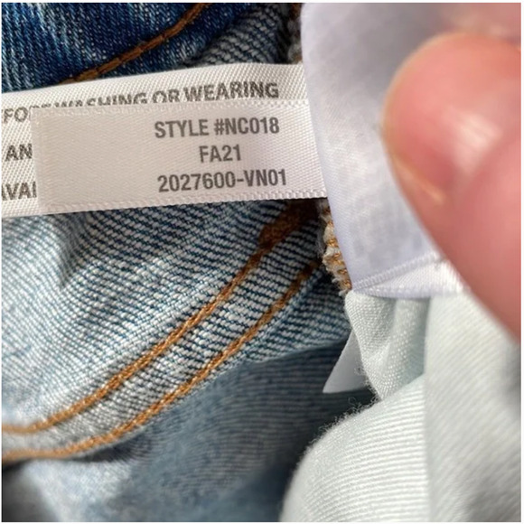 Madewell‎ The Perfect Vintage Straight Jean in Reinhart Wash Size 26 - Picture 8 of 8